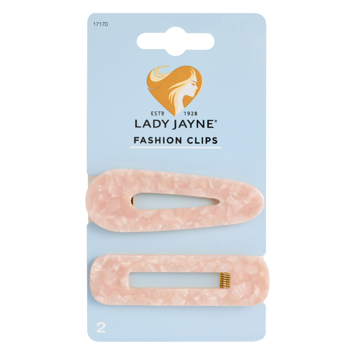 Lady Jayne Fashion Clips Assorted Colours 2 Pack