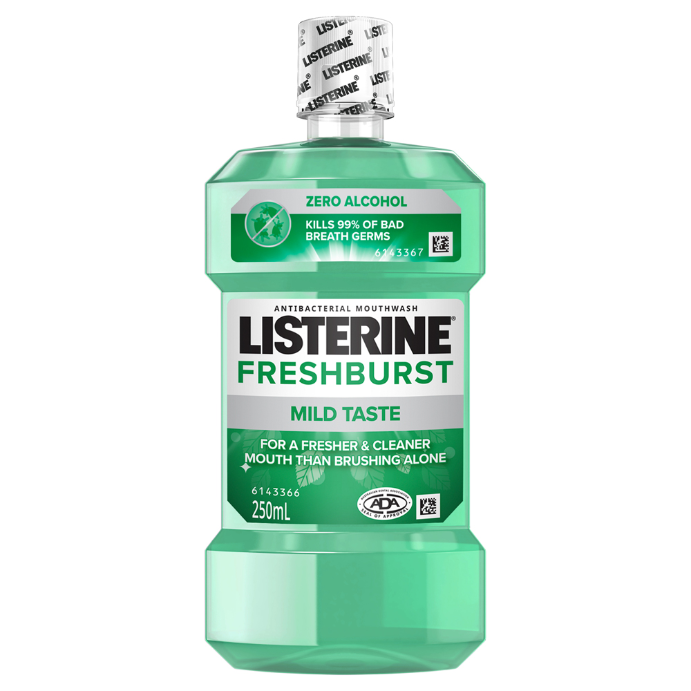 Listerine Freshburst Zero Mouthwash 250mL