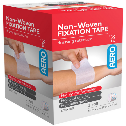 AERO Non-Woven Fixation Tape 5cm x 1m 1 Roll