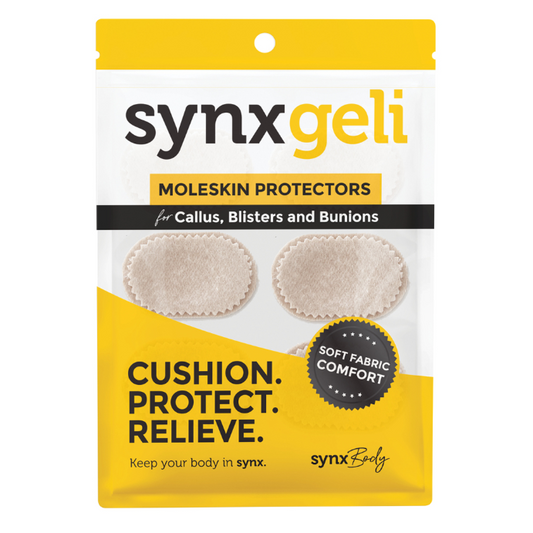 Synx Synxgeli Moleskin Protectors Callus Blisters & Bunions 6 Pack