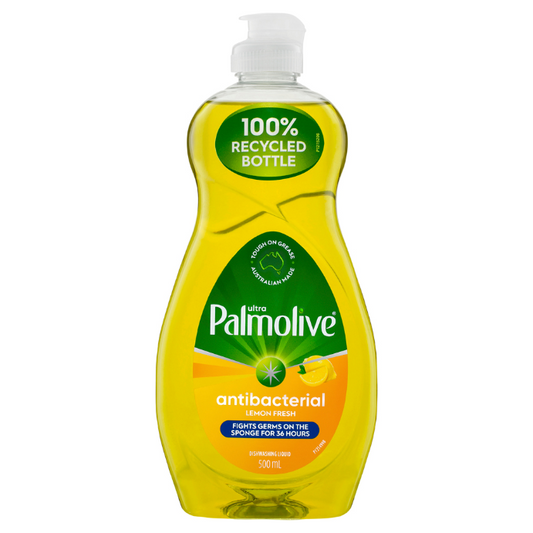 Palmolive Dishwashing Liquid Antibacterial Lemon Ultra 500mL