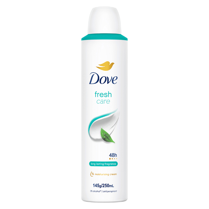 Dove Fresh 48h Anti-Perspirant 1/4 Moisturising Cream Citrus Scent 250mL