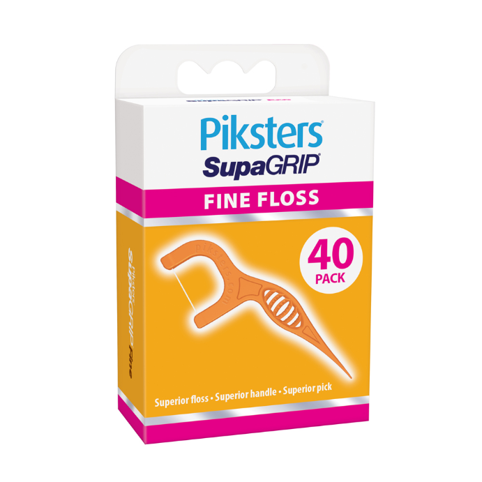 Piksters SupaGRIP Floss Picks Fine 40 Pack