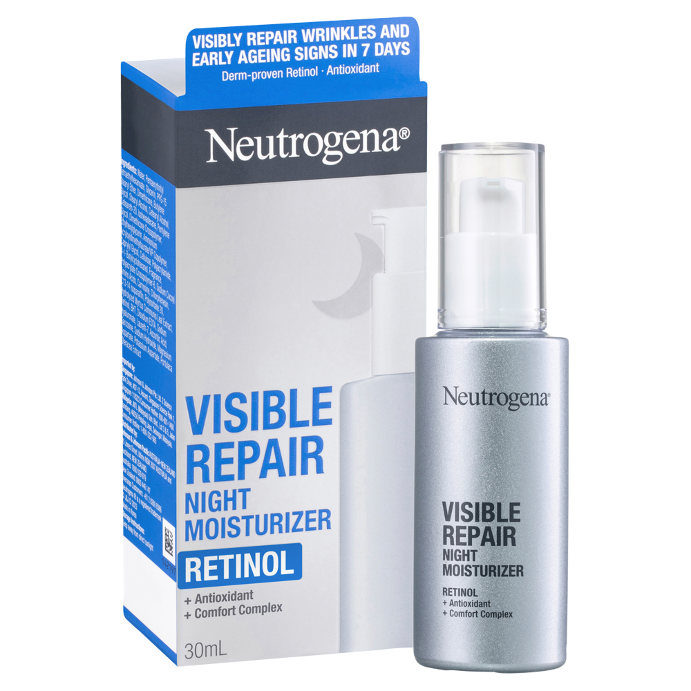 Neutrogena® Visible Repair Retinol Night Moisturizer 30mL