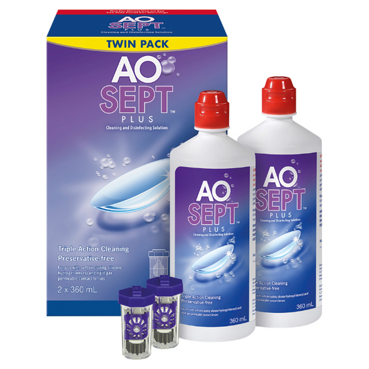 AOSept Plus Cleaning and Disinfecting Solution 2 x 360mL