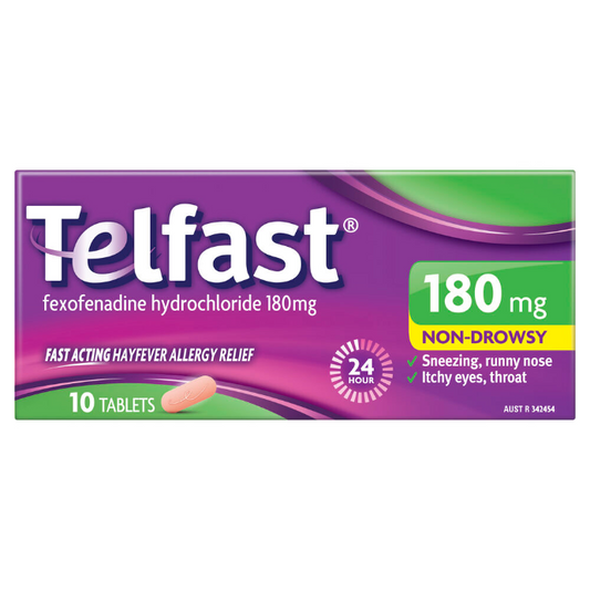 TELFAST 180mg 10 Tablets
