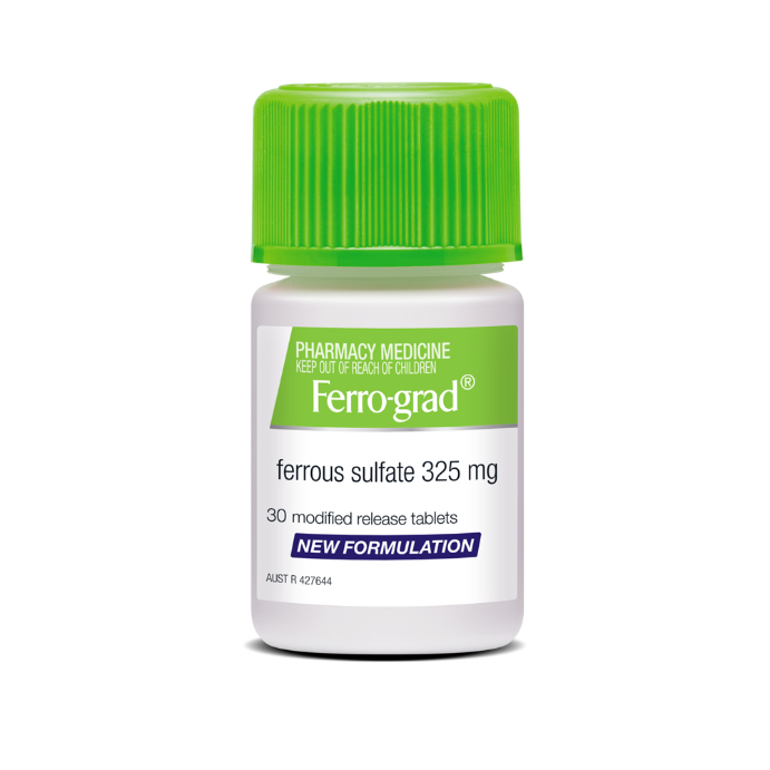 FERRO-GRAD Ferrous Sulfate 325mg 30 Tablets