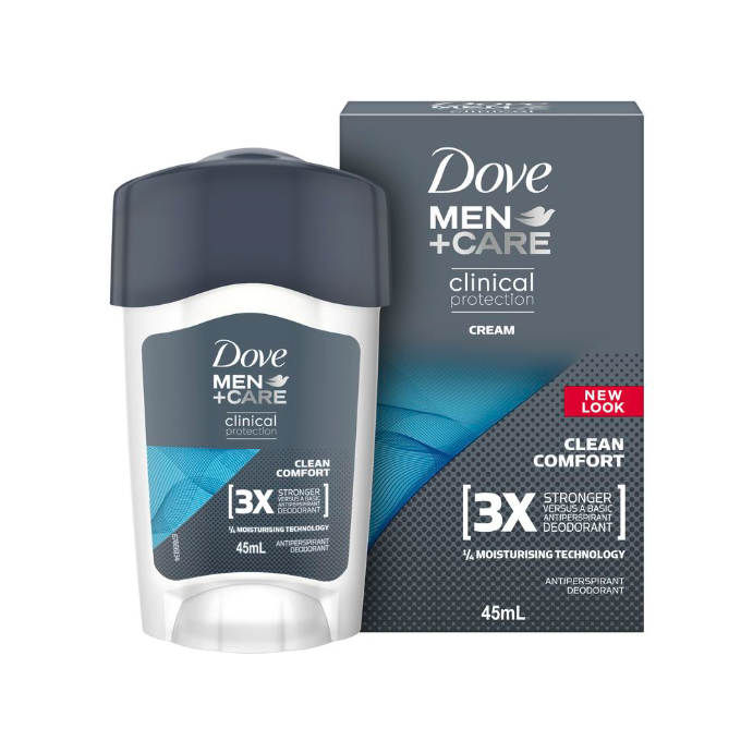 Dove Men Antiperspirant Deodorant Clinical Protection Clean Comfort 45mL