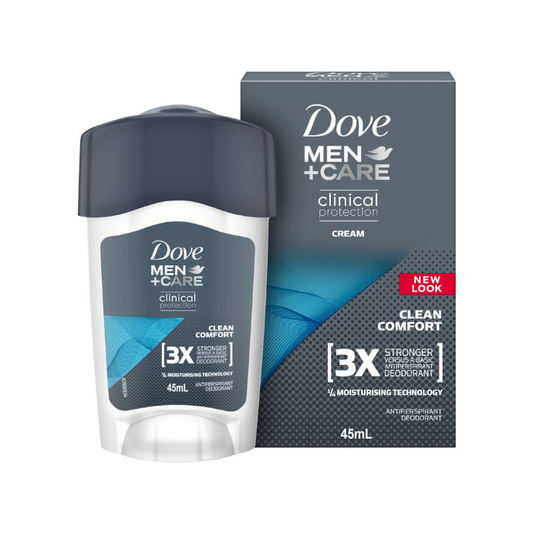 Dove Men Antiperspirant Deodorant Clinical Protection Clean Comfort 45mL