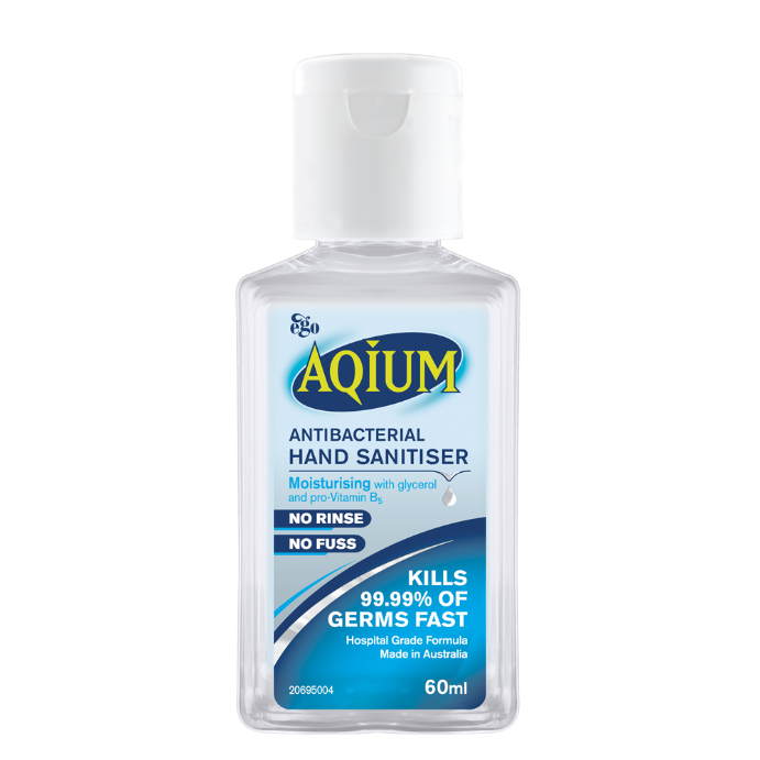 Ego Aqium Antibacterial Hand Sanitiser 60mL
