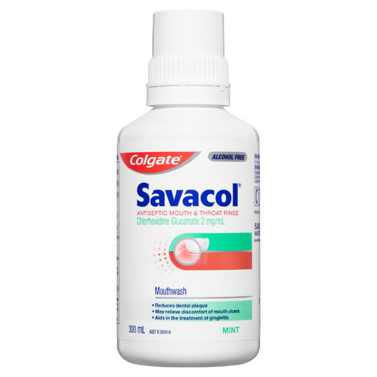 SAVACOL Savacol Antiseptic Mouth & Throat Rinse Mint 300mL