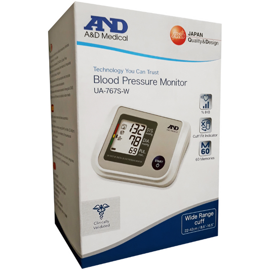 A & D Digital Blood Pressure Monitor Wide Cuff