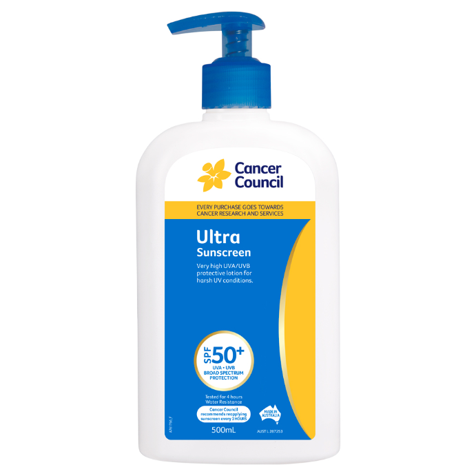 Cancer Council Ultra SPF50+ 500mL