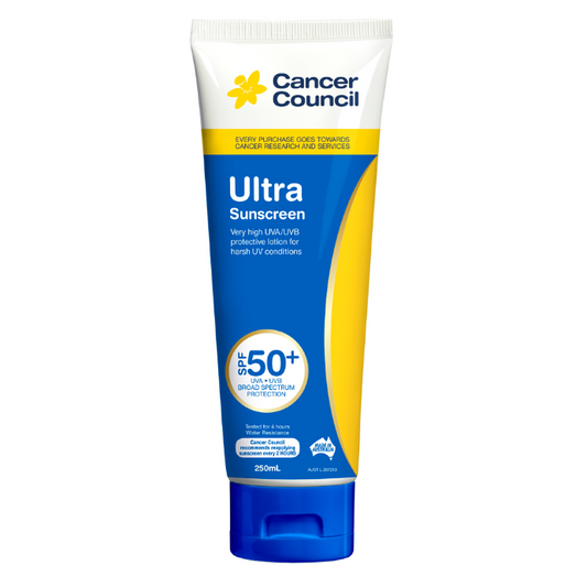 Cancer Council Ultra Sunscreen SPF50+ 250mL