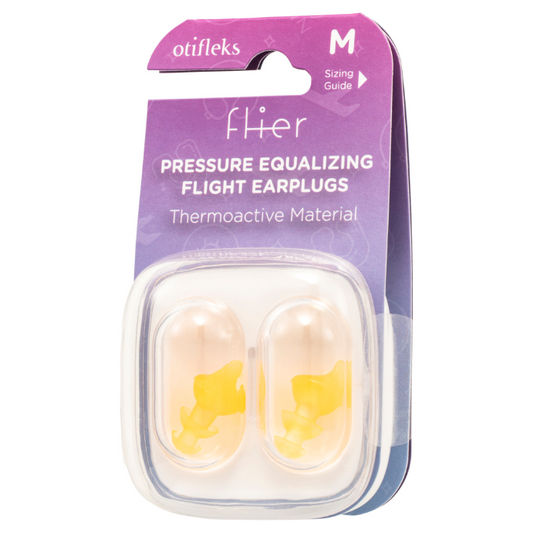 OTIFLEKS Flier Flight Earplugs (M) 1 Pair