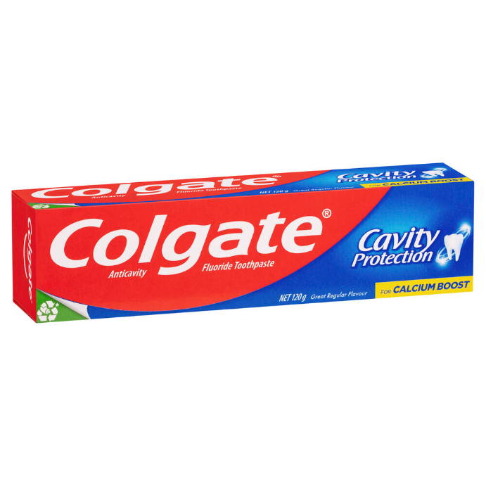 Colgate Cavity Protection Great Regular Flavour for Calcium Boost Toothpaste 120g