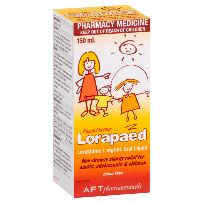 AFT Lorapaed Syrup 1mg/mL 150mL
