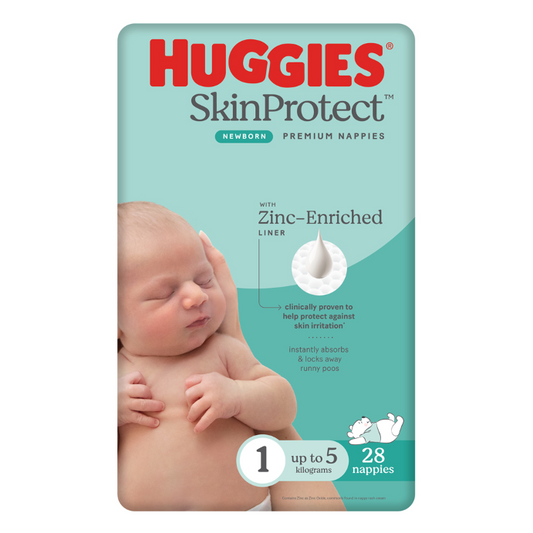 Huggies Skin Protect Newborn 28 Nappies