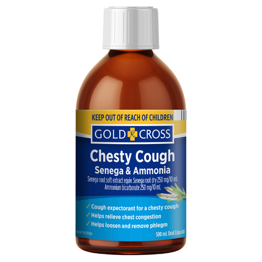 GOLDX Chesty Cough Senega & Ammonia 500mL
