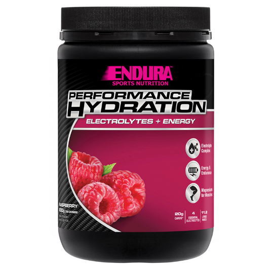 Endura Performance Hydration Electrolytes + Energy Raspberry 800g