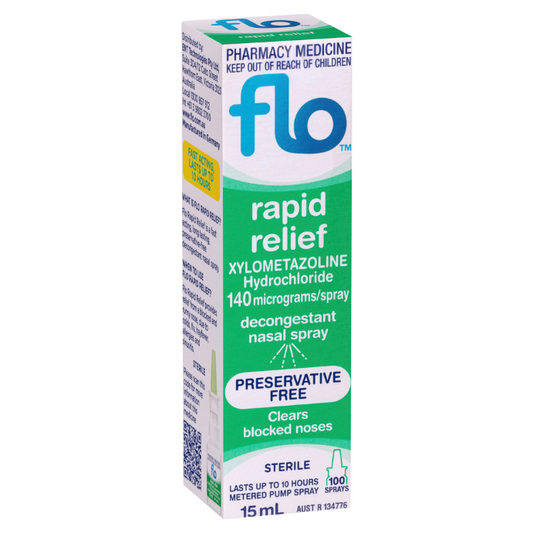 Flo Rapid Relief Decongestant Nasal Spray 15mL