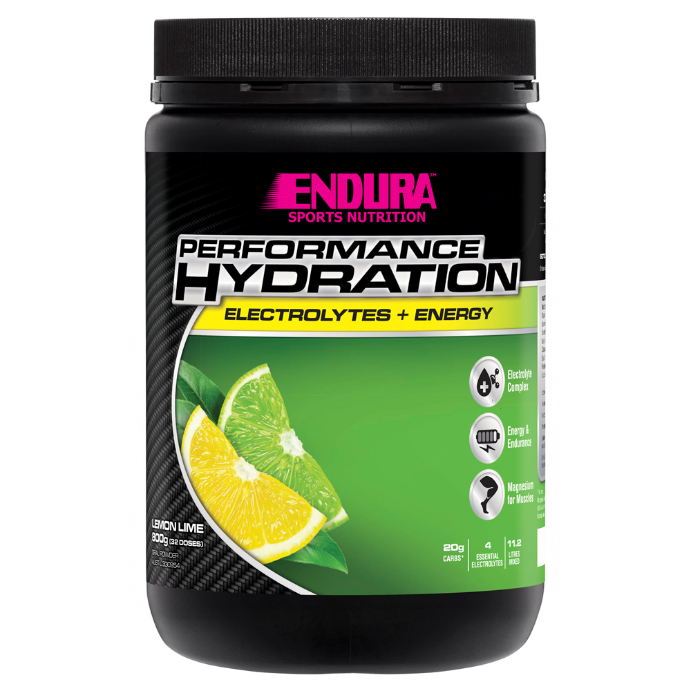 Endura Performance Hydration Electrolytes + Energy Lemon Lime 800g