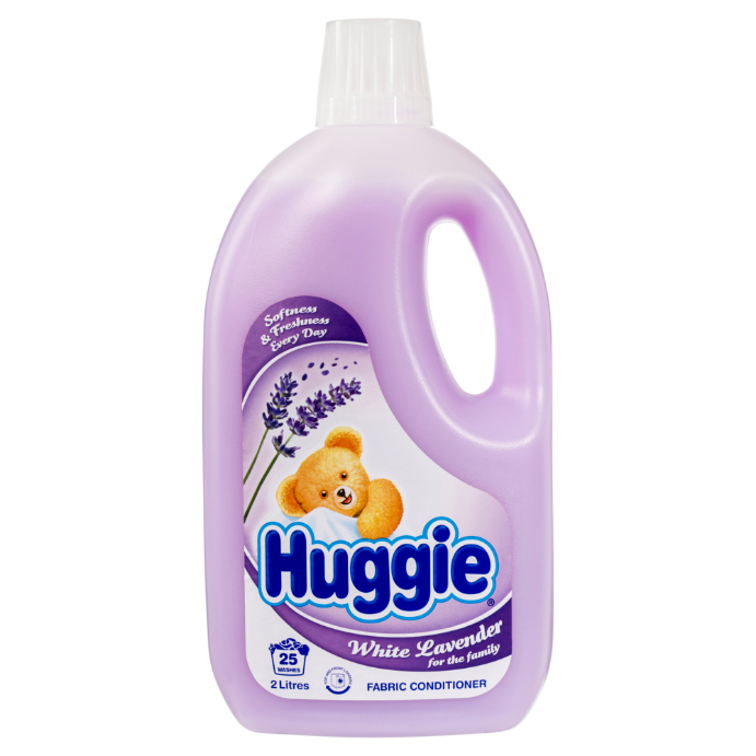 Huggie White Lavender Fabric Conditioner 2L