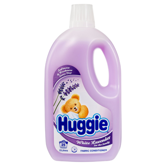 Huggie White Lavender Fabric Conditioner 2L