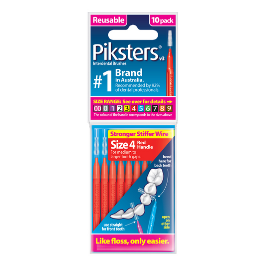 Piksters Piksters Interdental Brush Size 4 10 Pack