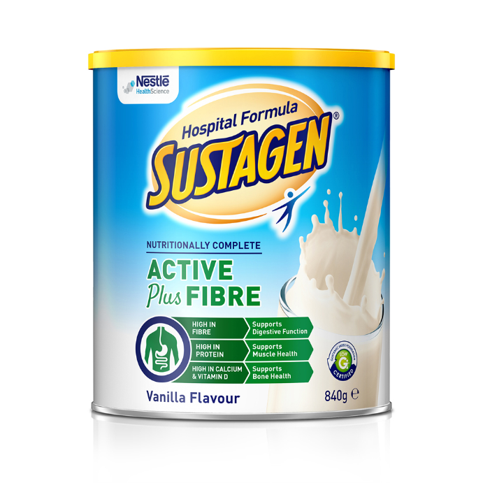 Sustagen Hospital Formula Active+Fibre Vanilla 840g