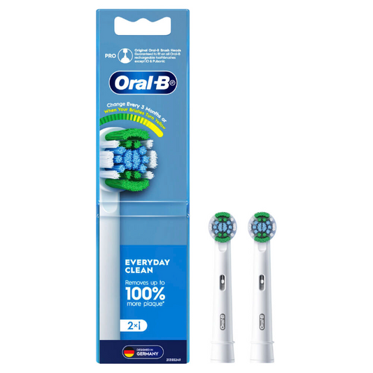 Oral-B Everyday Clean Electric Toothbrush Replacement Brush Heads 2 Pack