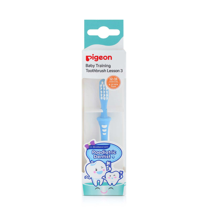 Pigeon Training Toothbrush Step 3