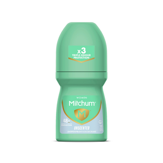 Mitchum Women Antiperspirant Roll-On Deodorant Unscented 50mL