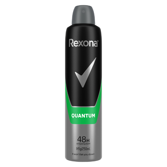 Rexona Men Antiperspirant Aerosol Deodorant Quantum 250mL