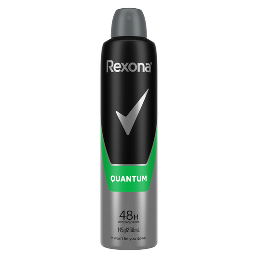 Rexona Men Antiperspirant Aerosol Deodorant Quantum 250mL