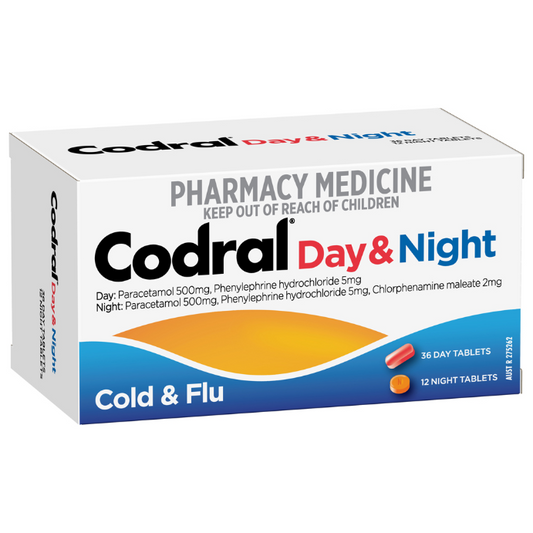 CODRAL® Day & Night Cold & Flu 48 Tablets