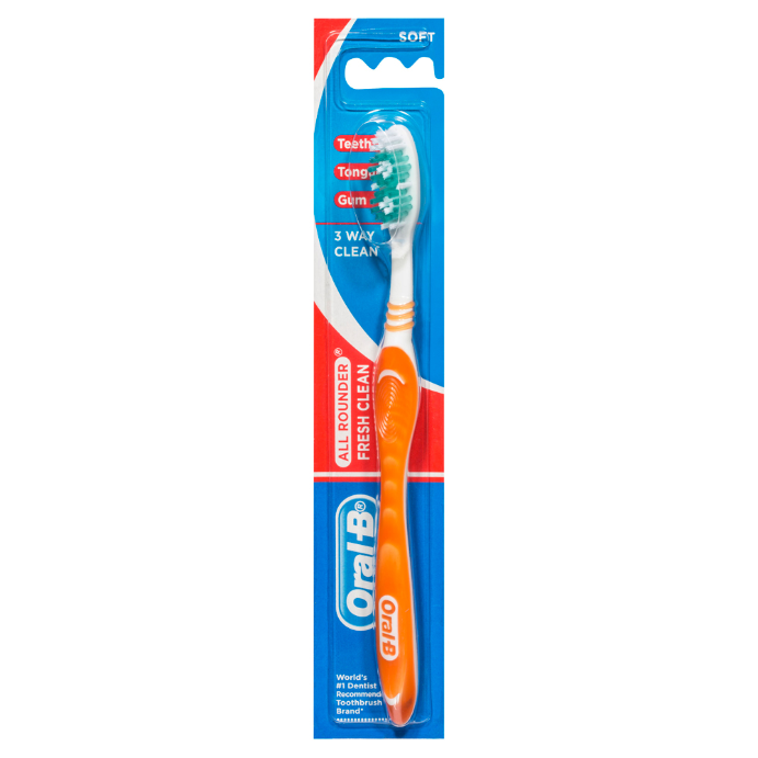 Oral-B All Rounder Fresh Clean Soft Manual Toothbrush
