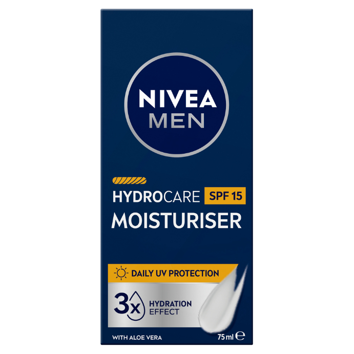 Nivea Men Hydrocare Moisturiser Spf15 75mL