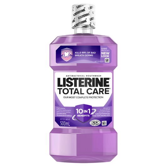 Listerine Total Care Antibacterial Mouthwash 500mL