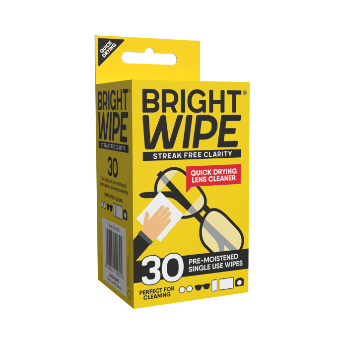 Bright Wipe Lens Wipes 30 Pack