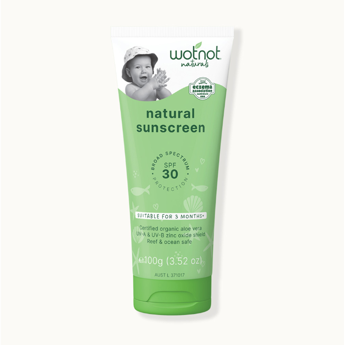 WOTNOT Natural Sunscreen for Baby SPF 30 100g
