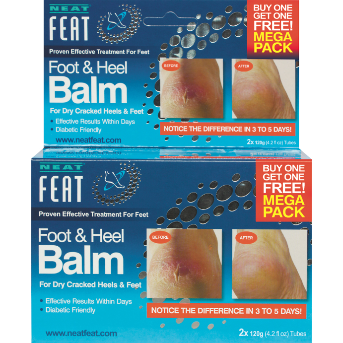 Neat FEAT Foot & Heel Balm 2 For 1 2 Pack