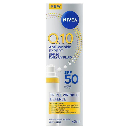 Nivea Q10 Uv Day Fluid Spf50 40mL