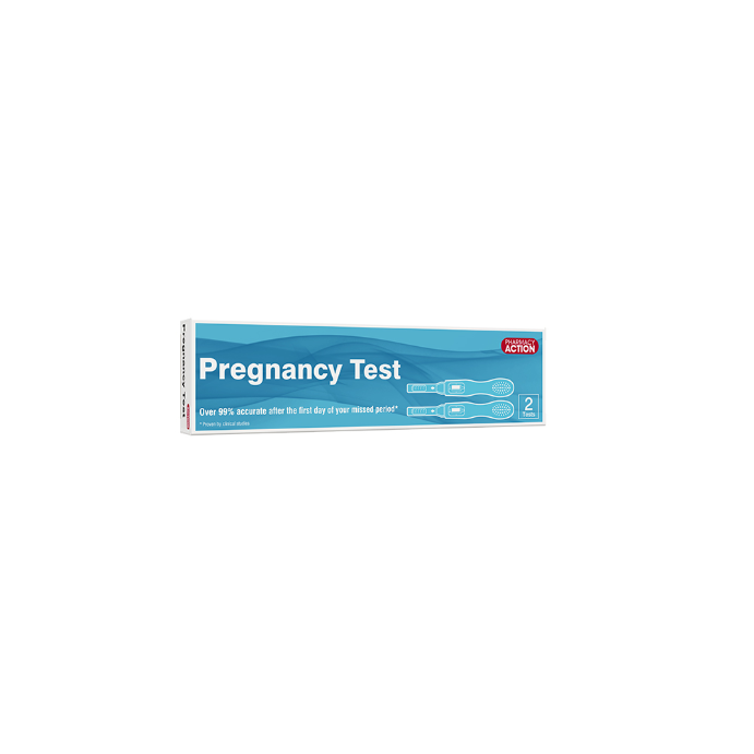PHARMACY ACTION Action Pregnancy Test 2 Pack