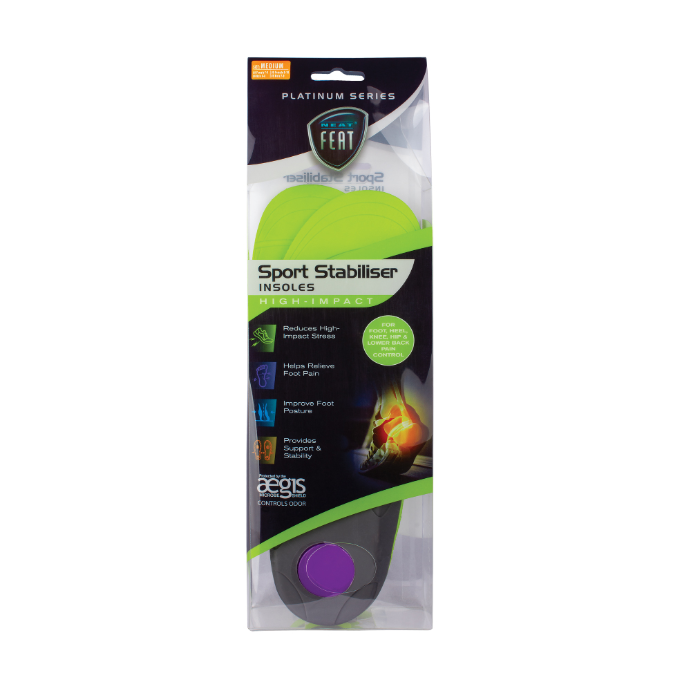 Neat Feat Sport Insoles Medium 1 Pair