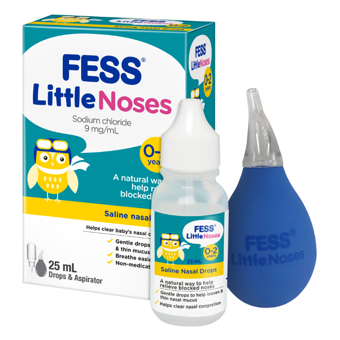 FESS Little Noses Drops + Aspirator 25mL