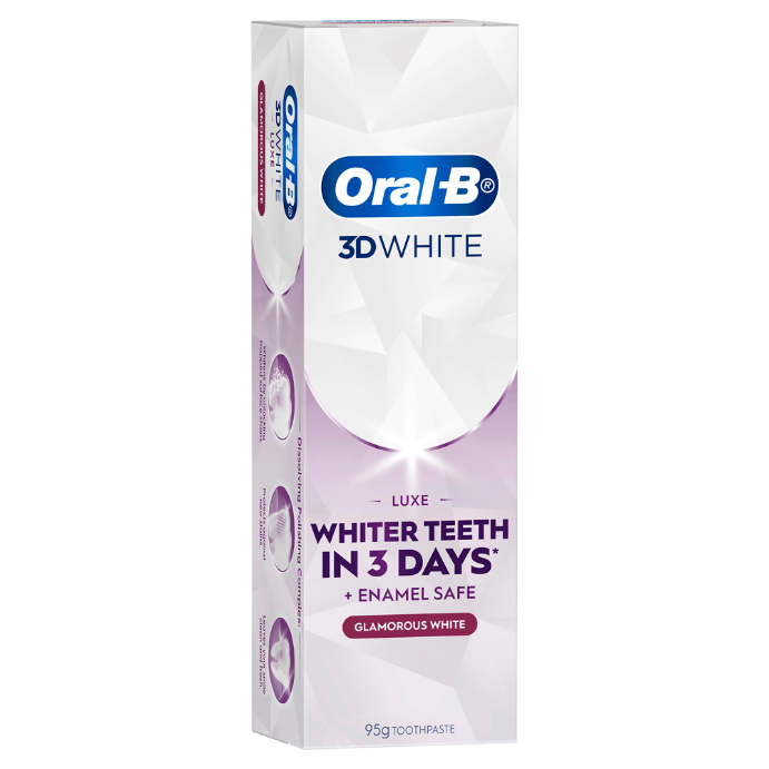 Oral-B 3D White Luxe Glamorous White Toothpaste 95g