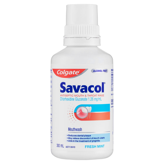 SAVACOL Savacol Antiseptic Mouth & Throat Rinse Fresh Mint 300mL