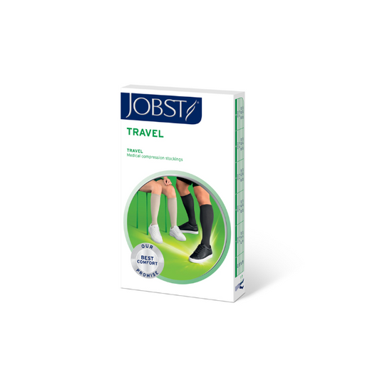 JOBST Travel Sock CL1 15-20 mmHg Special Targeted Indicati Knee High CT Black Size 5 1 Pair
