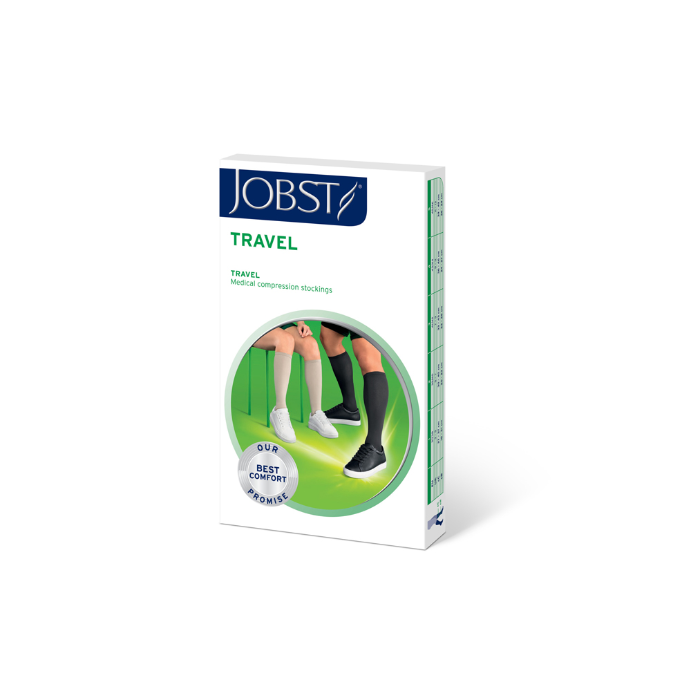 JOBST Travel Sock CL1 15-20 mmHg Special Targeted Indicati Knee High CT Beige Size 2 1 Pair